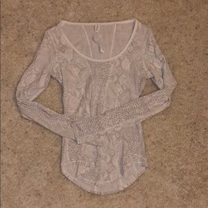 snake skin long-sleeve lululemon shirt
